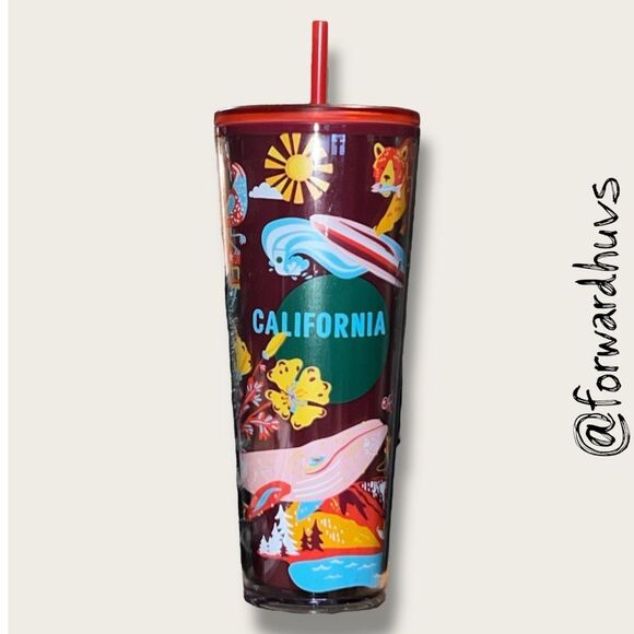 Starbucks Discovery Series California – 24oz Cold Cup | Replacement Straw - Picture 1 of 10